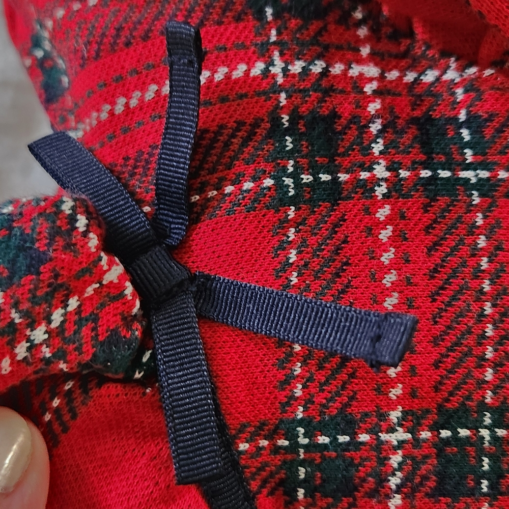 Red Plaid Kids' Ruffled Accessory - Picture 4 of 6